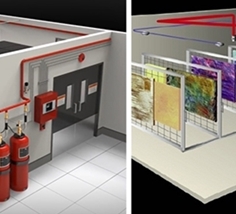 Function of the Fire Extinguishing Panel