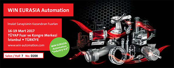 WIN EURASIA Automation 2017 Fuarı'na Katılıyoruz 